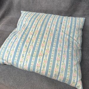 Vintage down Ticking stripe FEATHER Throw PILLOW 13”x13”